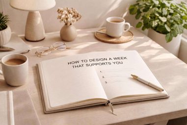 HOW TO DESIGN A WEEK THAT SUPPORTS YOU